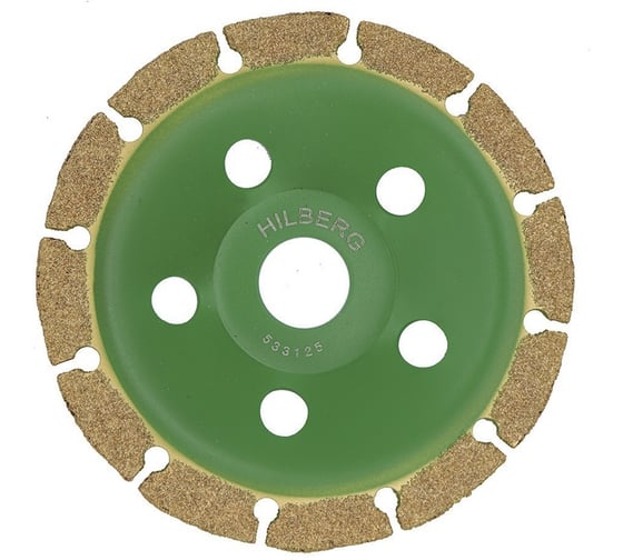 Чашка для резки и шлифовки Super Wood Cup (125 мм; 60/80) Hilberg 533125 1