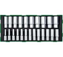 Набор-сет глубоких головок 8-32 мм, 1/2"DR, 23 шт TOPTUL GTB2305