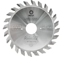 Диск подрезной составной (100x20x2.8/3.6/p=2.4 мм; 12+12) PROCUT 754.1002024