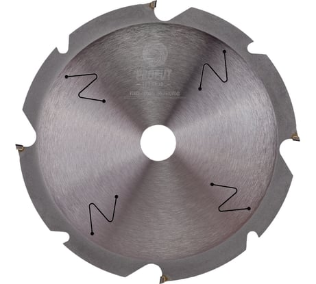 Диск алмазный по фиброцементу с алмазными PCD зубьями (160x20x2.4/1.8 мм; Z=4) PROCUT 795.1602004D