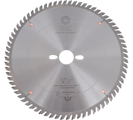 Диск отрезной для ламината и МДФ (250x30x3.2/2.2 мм; Z=72 TFZ) PROCUT 755.2503072
