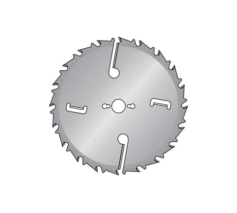 Диск пильный для продольного чистового пиления ручная подача (300x30x3.2 мм; Z20+2+2) Dimar 90400356