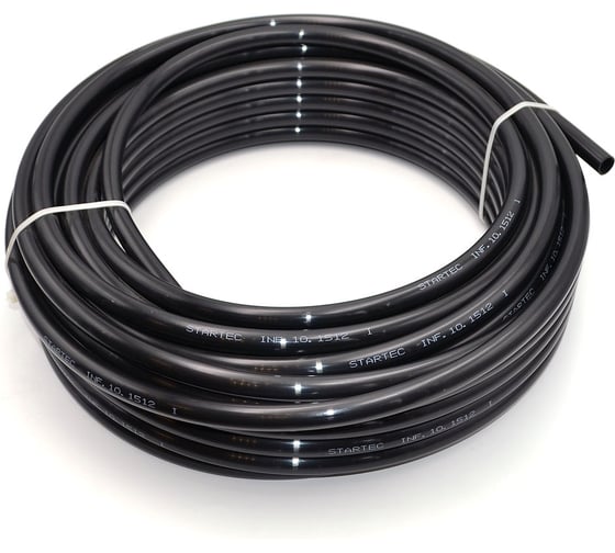Пневмотрубка полиамидная PA12 25 м, 14x11 мм, 15 атм, черная HIMPT 00-00019245