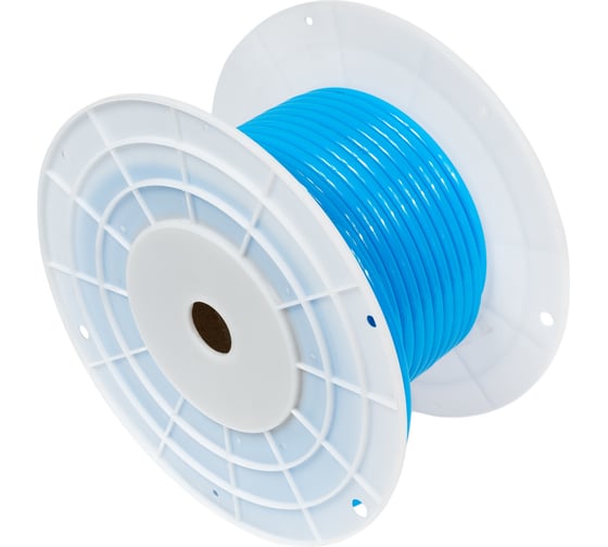 Пневмотрубка полиуретановая HIMPT 25 м pu95 10x8 мм (8 атм, голубая) китай 00-00019239