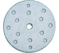 Абразивный диск d 150 мм ЗЕЛЕНЫЙ 15 отв P0080 набор 10 шт Schtaer FILM FScG80