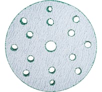 Абразивный диск d 150 мм ЗЕЛЕНЫЙ 15 отв P0060 набор 5 шт Schtaer FILM FScG60