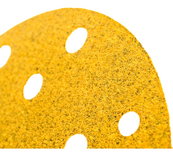 Абразив на бумажной основе в кругах 15 отв D 150 Р60 набор 5 шт Schtaer 255Abrasive paper 255Sc60