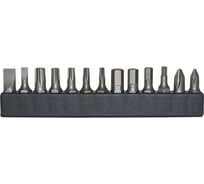 Набор бит шлицевых SL, крестовых PH, шестигранных HEX и TORX 1/4"DR, 13 предметов 10106013-3 AIST 00-00026326