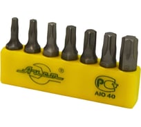 Набор бит TORX T10-T40, 1/4", 7 предметов 10106007T AIST 00-00025988
