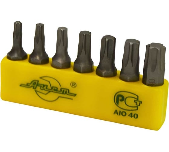 Набор бит TORX T10-T40, 1/4", 7 предметов 10106007T AIST 00-00025988 1