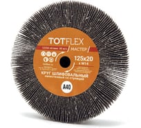 Круг лепестковый P40 A со ступицей MASTER M14x125x20 мм Totflex 4631170658966