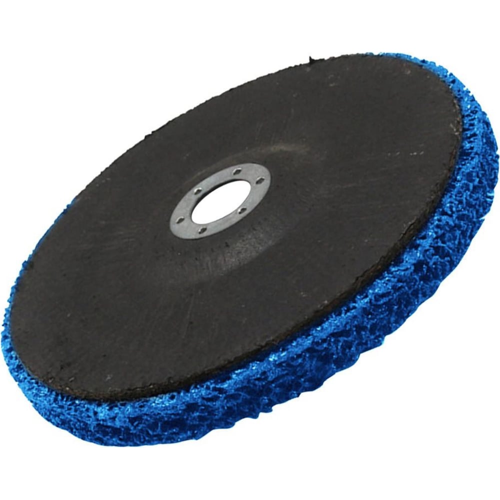 Круг коралловый синий для снятия ржавчины и краски 100 мм, мягкий ...