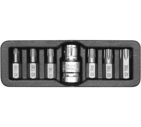 Набор бит YATO 1/2 7 предметов TORX YT-0410 36140410 092 1