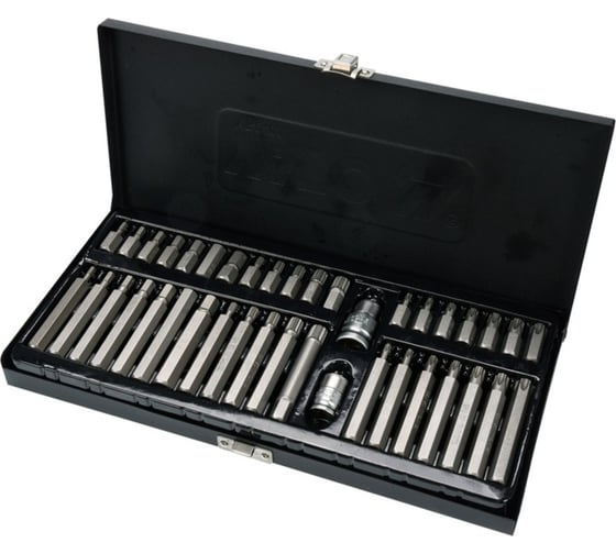 Набор бит YATO 1/2-3/8 40 предметов HEX, SPLINE, TORX YT-0400 36140400 092 1