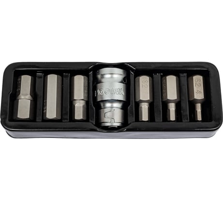 Набор бит HEX (7 шт; 1/2) YATO YT-0412