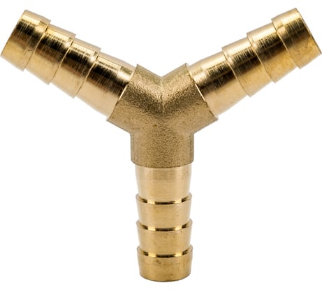 Разветвитель Y-образный елочка 8 мм с хомутами ROCKFORCE RF-E102-5/2(1764)