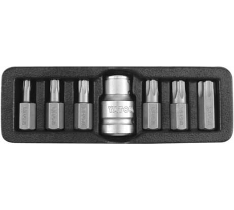 Набор бит TORX (7 шт; 1/2; Т25-Т55) YATO YT-0416