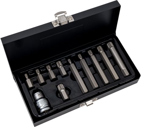 Набор бит YATO 1/2 11 предметов SPLINE YT-0415 36140415 092 1