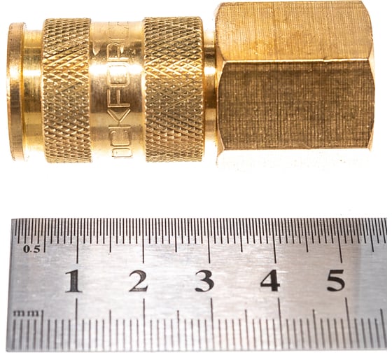 Быстроразъем пневматический с клапаном - внутренняя резьба 1/2 ROCKFORCE RF-BSE1-4SF(1754)