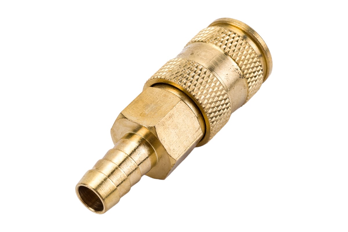 Быстроразъем пневматический с клапаном - елочка 10 мм Rockforce RF-BSE1 ...