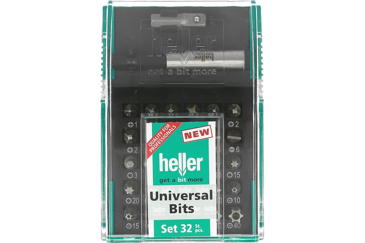 Набор бит для винтоверта 32 предмета Heller TD28913 - выгодная цена ...