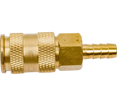 Быстроразъем пневматический с клапаном - елочка 8 мм ROCKFORCE RF-BSE1-3SH(1747)