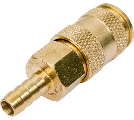 Быстроразъем пневматический с клапаном - елочка 8 мм ROCKFORCE RF-BSE1-3SH(1747)
