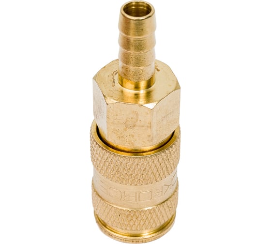 Быстроразъем пневматический с клапаном - елочка 8 мм ROCKFORCE RF-BSE1-3SH(1747)