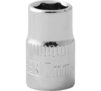 Головка торцевая короткая 6-гранная (7 мм; 1/4DR) HELFER HF001202