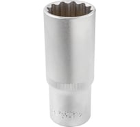 Головка торцевая глубокая 12-гранная (24х75 мм; 1/2DR) ROCKFORCE RF-44522(8026)