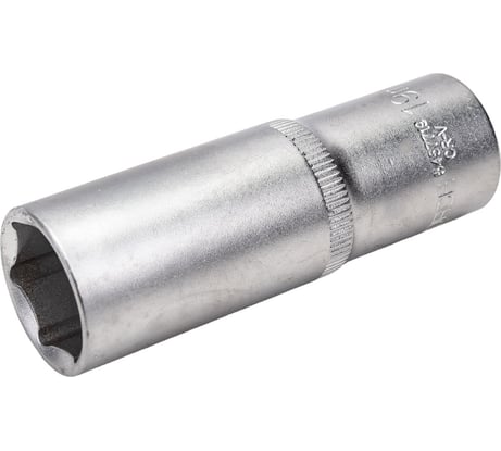 Головка торцевая Rockforce 19мм 1/2" 6-гранная глубокая L=75мм RF-5457719 RF-5457719(11568)