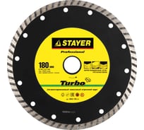 Диск алмазный отрезной PROGRESSIVE Professional по бетону кирпичу плитке 180 мм Stayer 3662-180_z02
