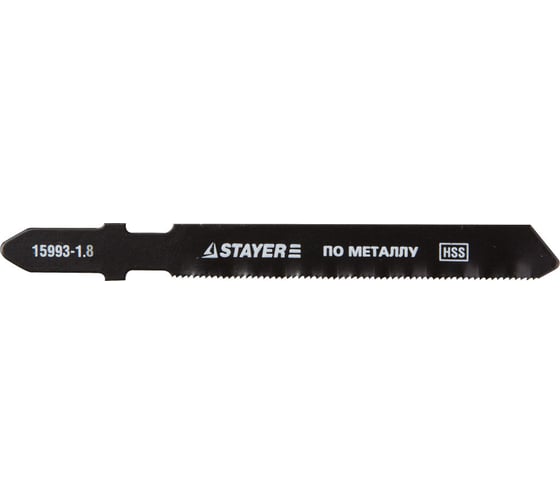 Пилки PROFI по металлу (2 шт; 50/1.8 мм; HSS; T318A) для электролобзиков Stayer 15993-1.8_z01 1