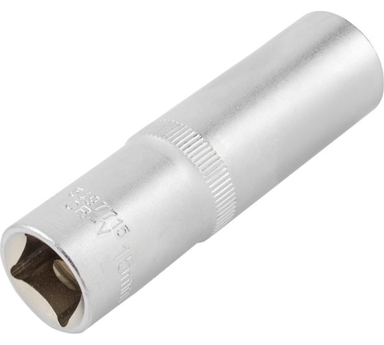 Головка торцевая Rockforce 15мм 1/2" 12-гранная глубокая L=75мм RF-5497715 RF-5497715(11590)