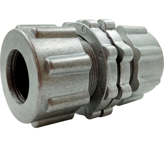 Фитинг проходной двухсторонний для соединения двух труб через стенку, с обжимным уплотнением ArTorq PD25-A