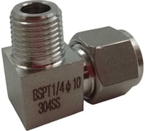 Фитинг пневматический угловой, резьба 1/4", тип резьбы: трубная R ArTorq FA-LOM-10-10RN