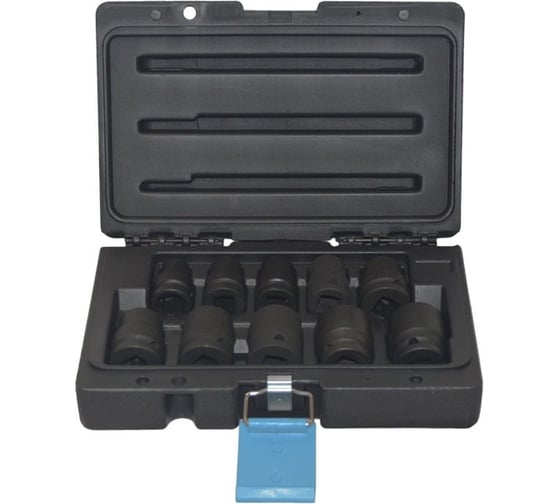 Набор ударных головок 10 предметов, 11-24 мм, 1/2"DR, 6-гр. 4508110 AIST 00-00020043 1