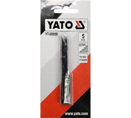 Полотна 5 шт, 32TPI для пневмопилы сабельный YATO YT-09959