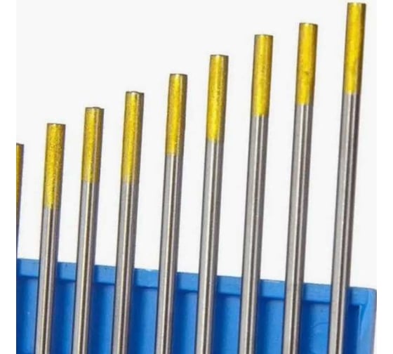 Электроды вольфрамовые WL15 1.0x175 мм, 10 шт, пенал Seller S-3-WL15-10-175