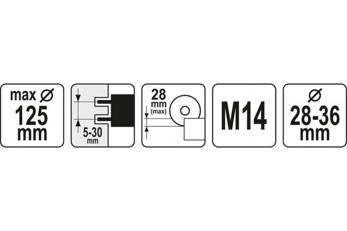 Пылезащитный чехол для углошлифовальной машины 125 мм YATO YT-82988 -  выгодная цена, отзывы, характеристики, фото - купить в Москве и РФ