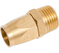 Соединитель резьбовой 1/2", с зажимом для шланга 10х14 мм Partner PA-B1410/4(17677)