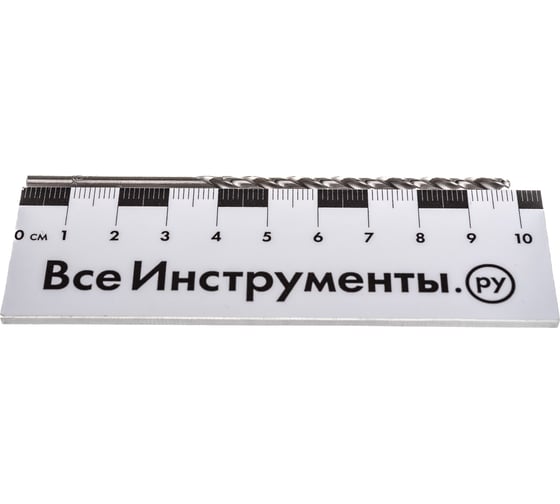 Сверло по металлу удлиненное (2 шт; 3х100/66 мм; Р6М5) БАРС 718030