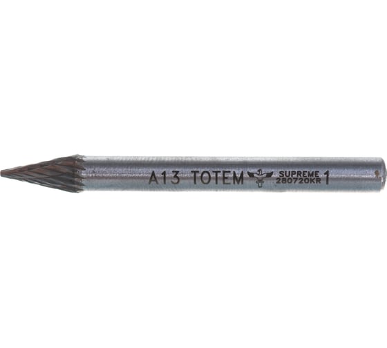 Борфреза коническая A13 Suprim твердый сплав (6.3х6 мм) Totem 34.A13S 1