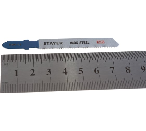 Полотна по металлу STAYER (2 шт; 50х1.4 мм; Bi-Metall; Т-хвост.; Т118АF) для электролобзика 15994-1.4_z02
