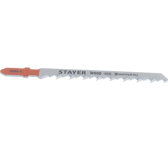 Полотна по дереву (2 шт; 75х4 мм; HCS; T-хвост.; T144DP) для электролобзика Stayer 5983-4_z02