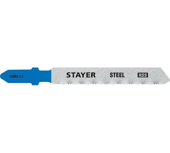 Полотна по металлу STAYER (2 шт; 50х1.1 мм; HSS; Т-хвост.; Т118G) для электролобзика 15993-1.1_z02