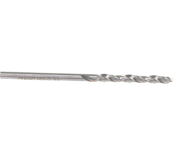 Сверло по металлу HSS-G (3.0х61/33 мм) ГРАНИТ 165043