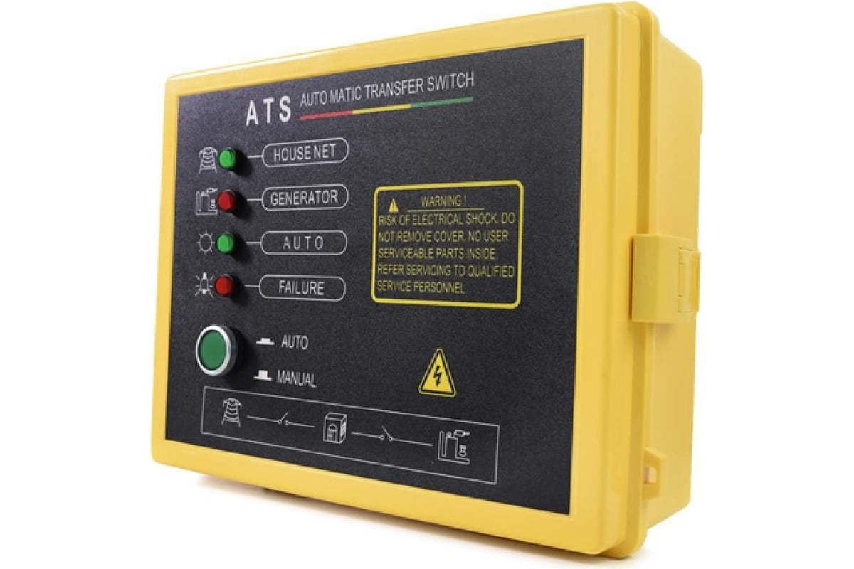 Блок автозапуска 1Ф, 7 квт, дизель REDVOLT ATS7D - выгодная цена, отзывы,  характеристики, фото - купить в Москве и РФ