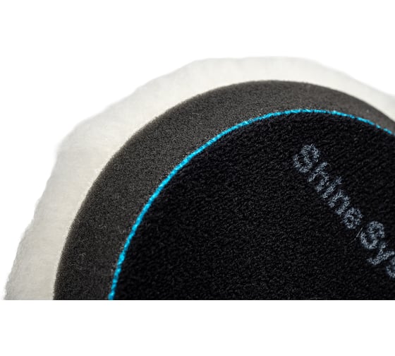 Круг полировальный Cotton wool pad мех с хлопком, 75 мм Shine systems SS467