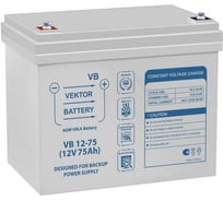 Аккумуляторная батарея VB 12-75 Vektor Energy 23799